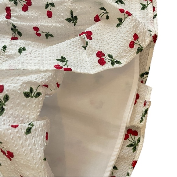 ENGLISH FACTORY Cherry Print Mini Skirt - Picture 8 of 11